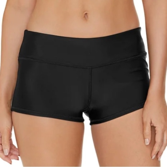 NWT Raisins Surf Shorts Swim Bikini Bottoms in Black - Picture 3 of 7